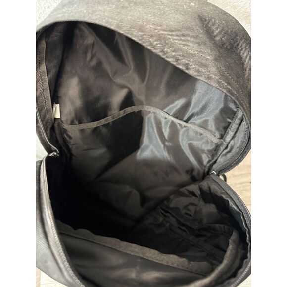 Converse CO Accessories Transition Unisex Jet-Black Zipper Backpack Bag CVVB14 - Picture 13 of 13